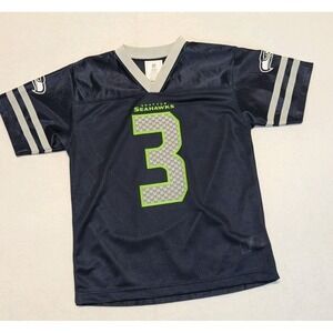 Seattle Seahawks Russell Wilson Jersey #3 Youth Size Medium (10/12) NFL Licensed